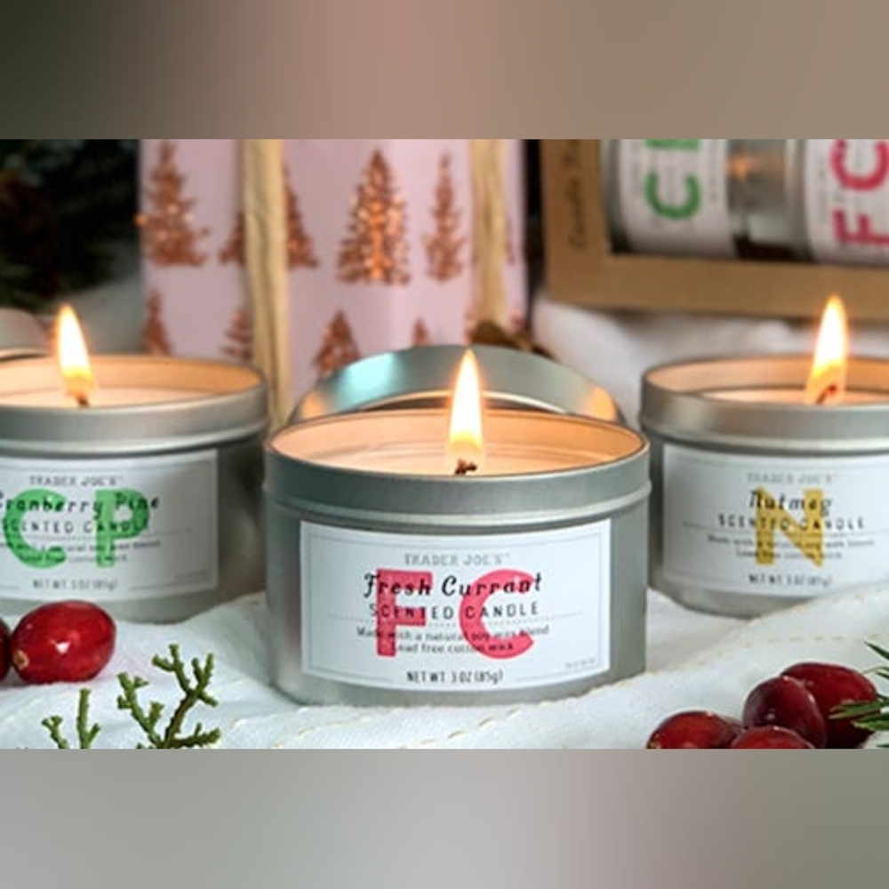 Trader Joe's Candle Tin Trio